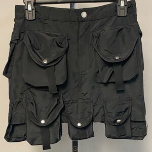 Hot & Delicious Charcoal Skirt with Pockets